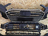 Бампер передній Audi A6 C8 S-Line 2018-2020 Решітка Захист Кронштейн, фото 2
