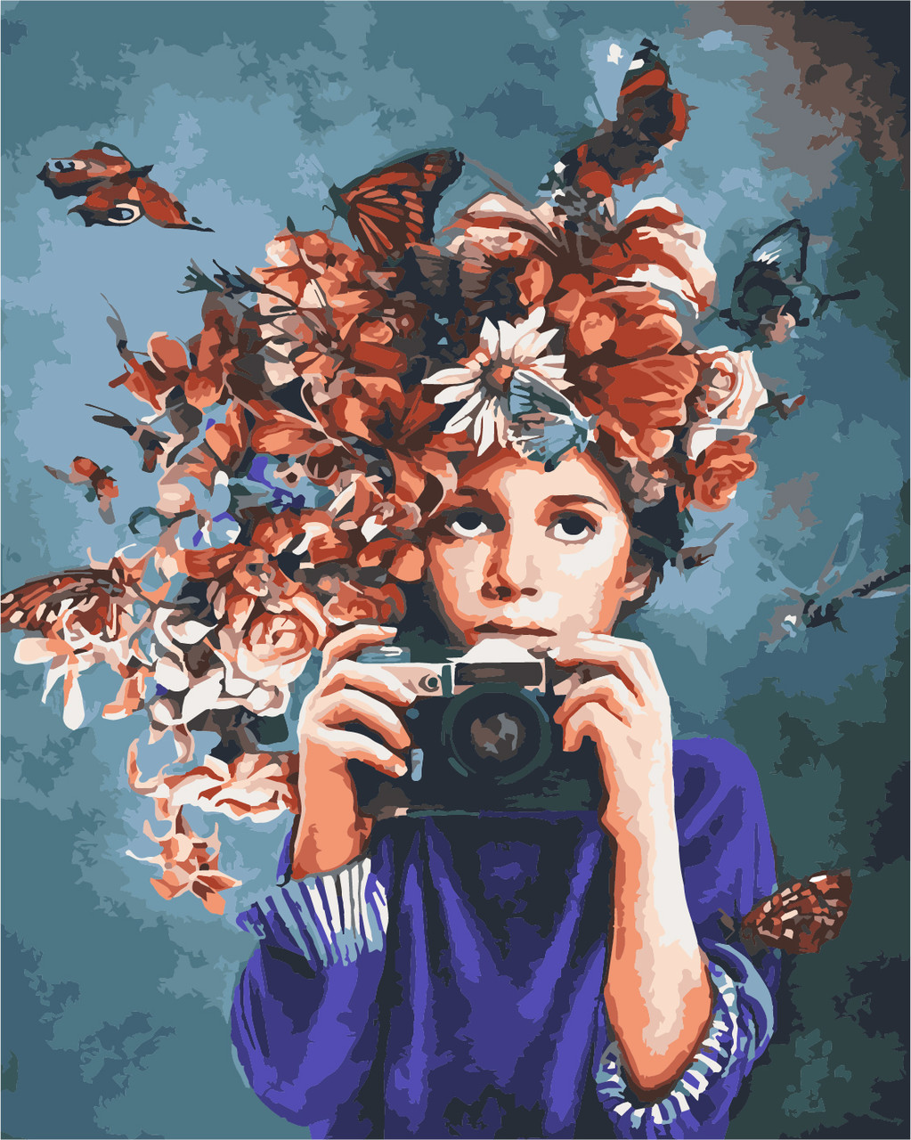 Художній творчий набір, картина за номерами Україночка, 40x50 см, «Art Story» (AS0624)