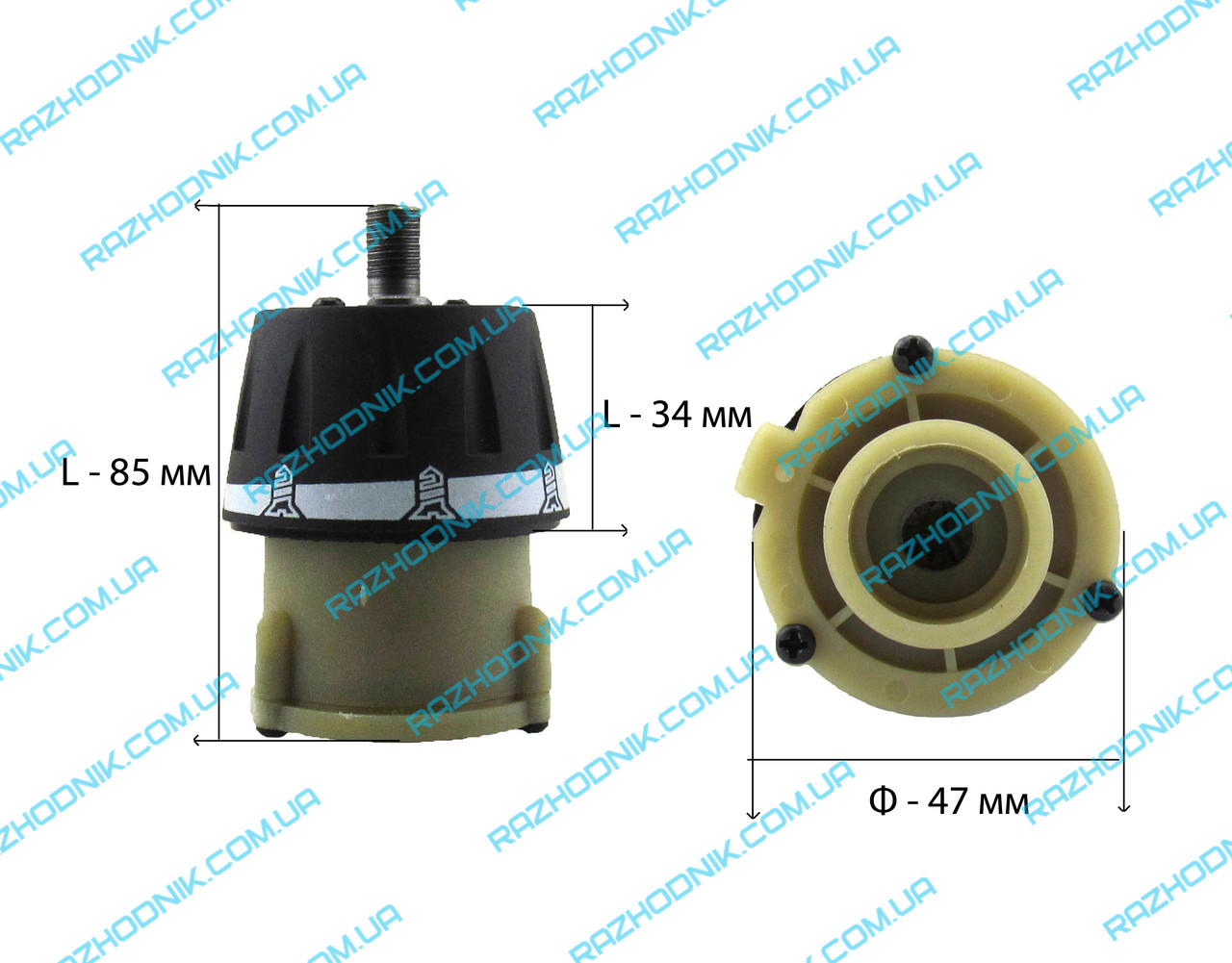 Редуктор для мережевого шуруповерта Craft-Tec PXSD-102, 3 гвинта низький