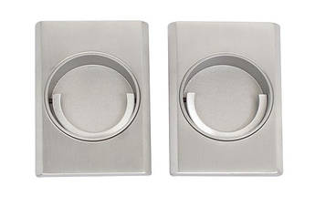 Дверна ручка купе для розсувних дверей Mandelli 1038TL Хром матовий