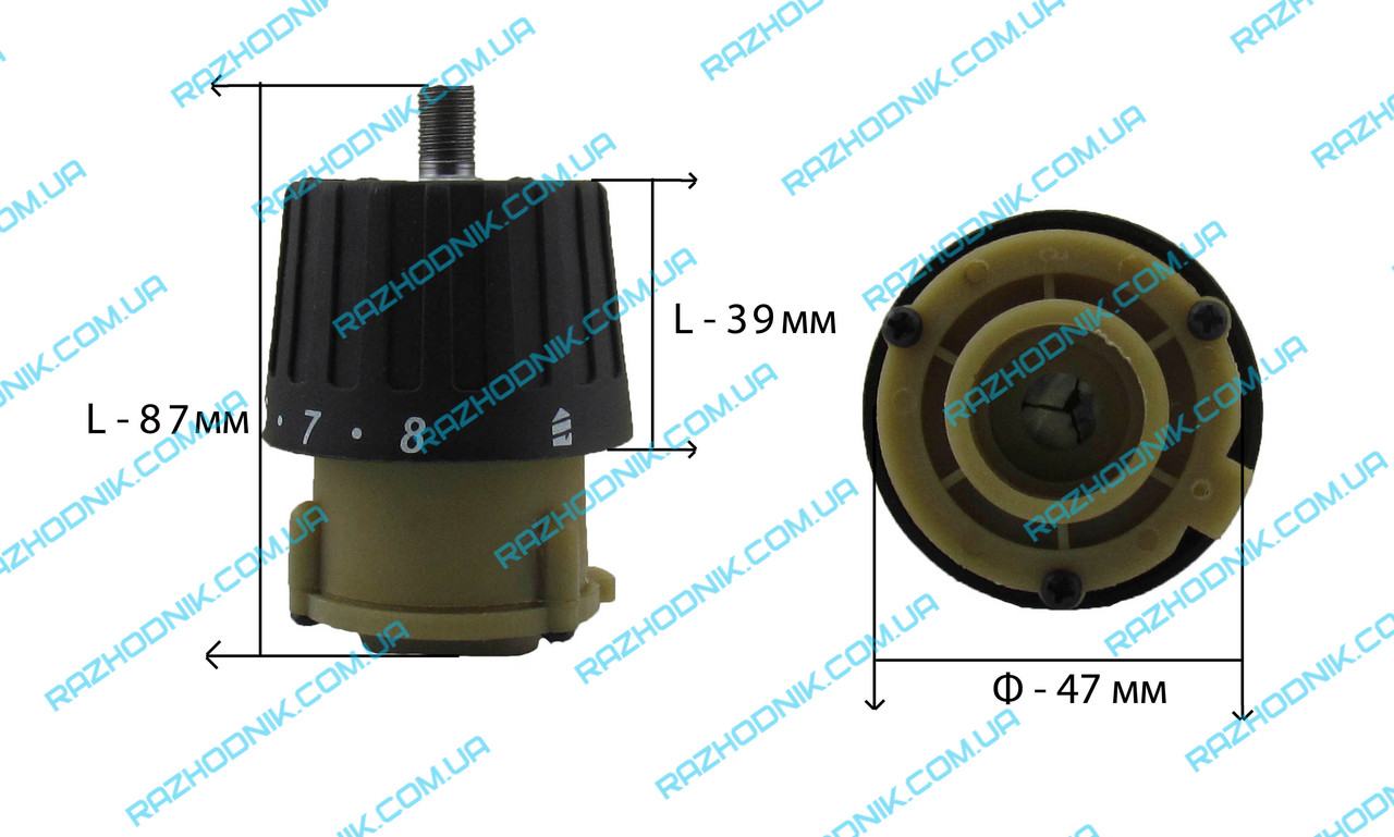 Редуктор для мережевого шуруповерта Craft-tec PXSD-101, 3 гвинта високий