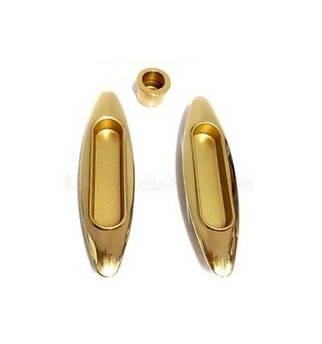 Дверна ручка купе для розсувних дверей Mandelli 368 Золото матове