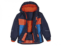 Термо-куртка на мальчика Lupilu Snow Friends 86-92 cм синяя с оранжевым