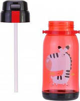 Пляшка для води тританова "CoolForSchool" 650мл Zebra червона №CF61300