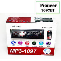 Автомагнитола 1 DIN Pioneer 1097BT съемная панель Bluetooth MP3 FM USB microSD AUX Штатная Top