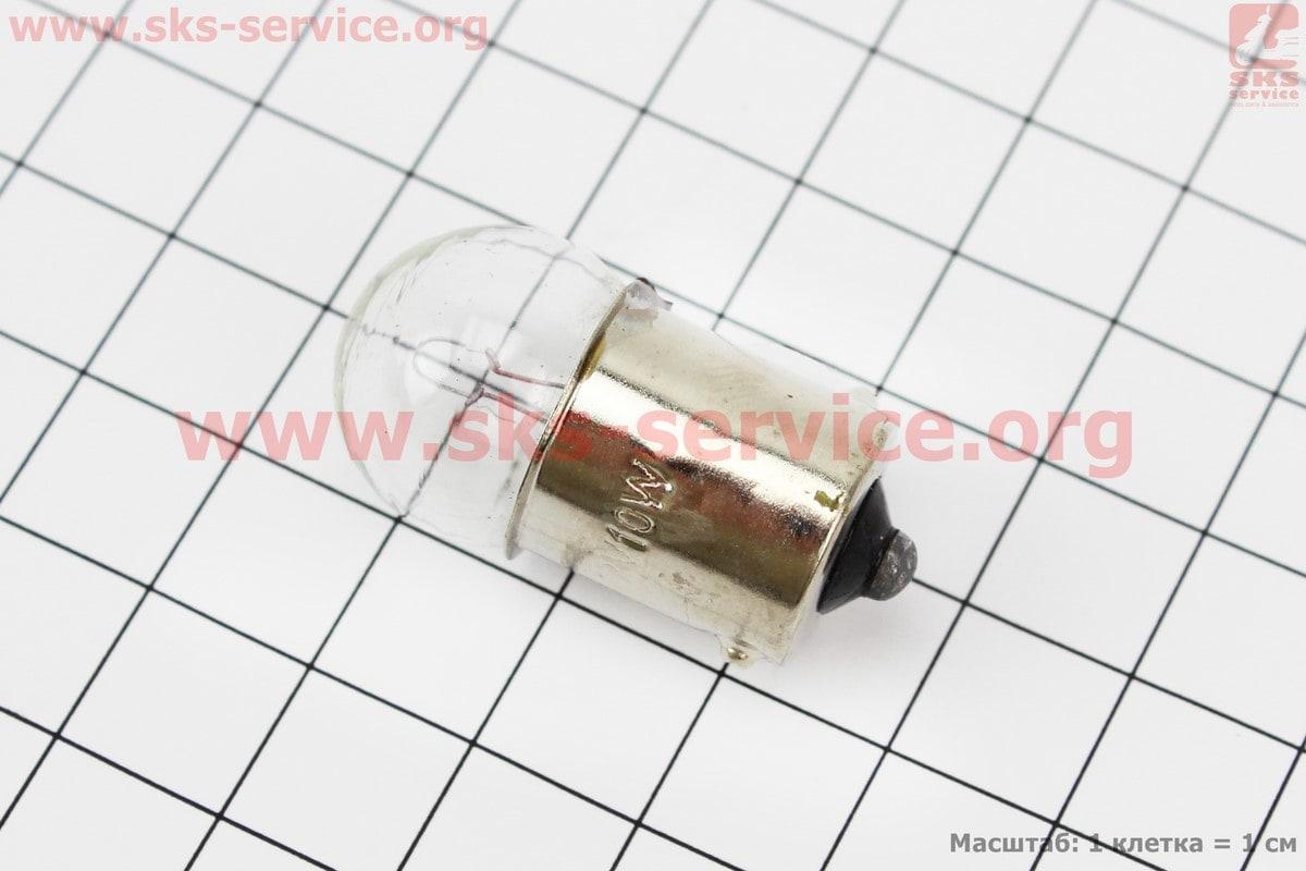 Лампа повороту (біла з цоколем) 12V/10W G18