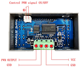 Модуль генератора імпульсів ШІМ з відображенням параметрів ZK-PP1K, фото 2