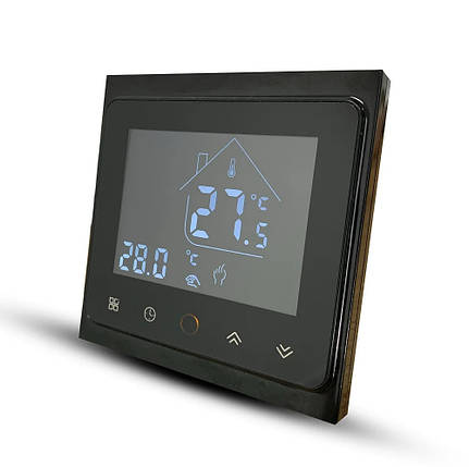 Терморегулятор програмований In-Therm PT 002 (black) сенсорний без wi-fi, фото 1