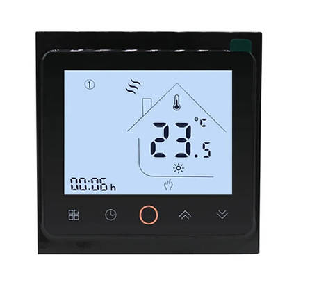 Терморегулятор програмований In-Therm PT 002 (black) сенсорний без wi-fi, фото 3