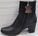 Чоботи жіночі на підборі демі від виробника ЛС22-0613, фото 2