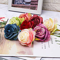 Искусственный цветок головка розы 6,5см 1шт Пасхальные украшения для декора дома
