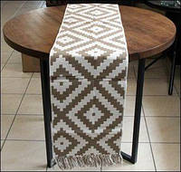 Ранер Трипілля коричневий 32x200 см текстиль столовий красивий святковий