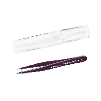 ПІНЦЕТ ДЛЯ БРІВ STALEKS PRO EXPERT 11 TYPE 5 VIOLET TE-11/5, точковий, колір фіолетовий, фото 4
