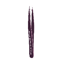 ПІНЦЕТ ДЛЯ БРІВ STALEKS PRO EXPERT 11 TYPE 5 VIOLET TE-11/5, точковий, колір фіолетовий, фото 5