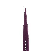 ПІНЦЕТ ДЛЯ БРІВ STALEKS PRO EXPERT 11 TYPE 5 VIOLET TE-11/5, точковий, колір фіолетовий, фото 6