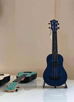 Flight TUS35 DarkBlue укулеле Travel, зіпрано (cиній)