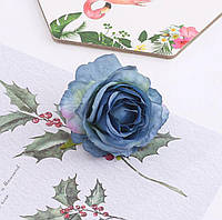 Головка розы 6,5см Искусственные цветы из ткани для пасхального декора