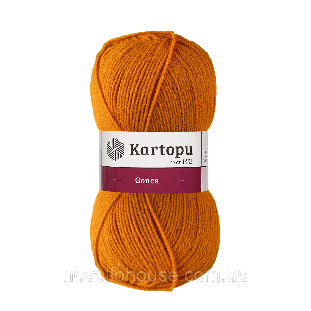 Kartopu GONCA (Картопу Гонка) № 313 гірчиця (Пряжа 100% акрил, нитки для в'язання)