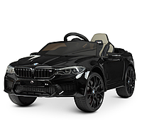 Детский электромобиль машина Bambi 4791EBLRS-2 BMW M5 с кожаным сидением / на ЕВА колесах / крашеный черный**