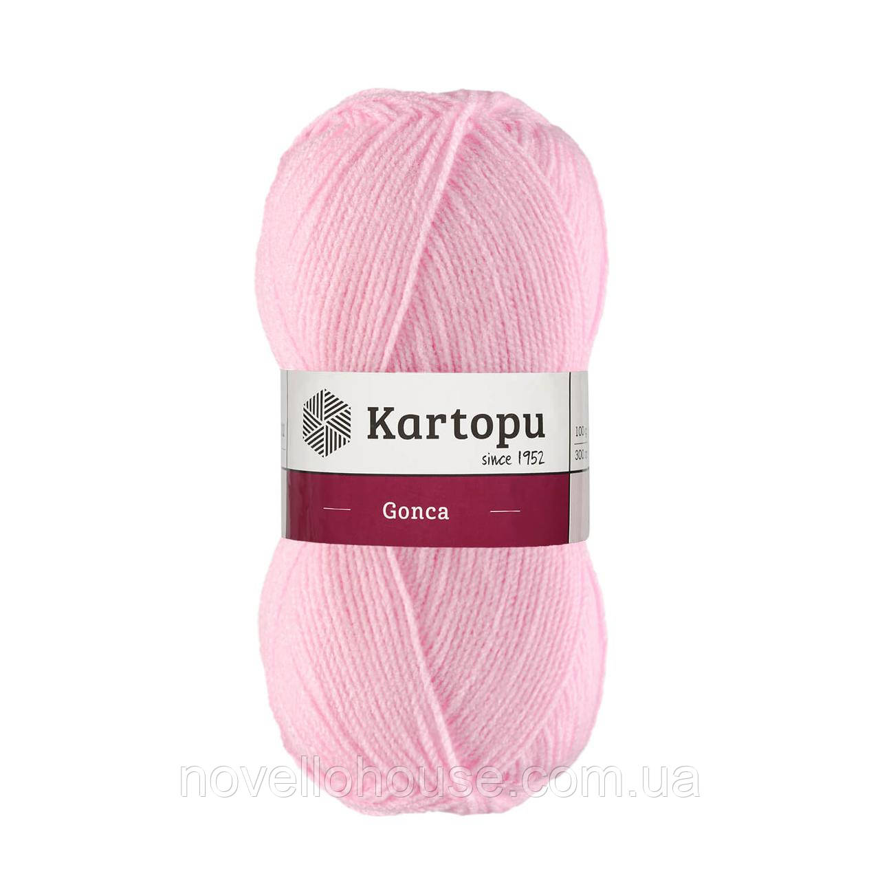 Kartopu GONCA (Картопу Гонка) № 782 рожевий (Пряжа 100% акрил, нитки для в'язання)