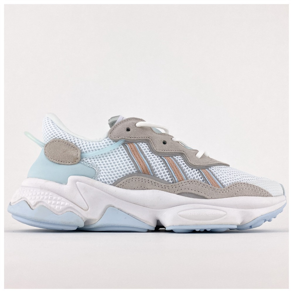 Жіночі кросівки Adidas Ozweego Grey Pastel Blue, кросівки адідас озвіго
