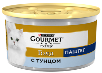 Консерва для котів Gourmet Gold (Гурме Голд) паштет з тунцем, 85 г