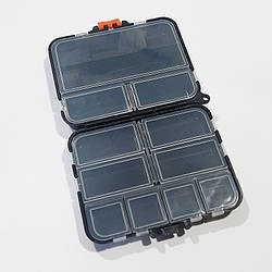 Коробка Tackle Box для гачків подвійна (12.2х10.5х3.4)