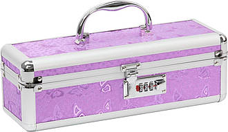 Кейс для зберігання секс-іграшок Powerbullet — Lockable Vibrator Case Purple з кодовим замком