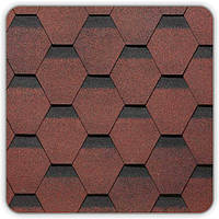 Бітумова черепиця Docke Pie Шеффілд Серія Premium Полуниця