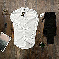 Мужской комплект Asos белая рубашка + черные брюки