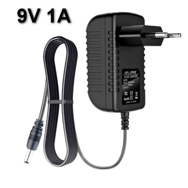 Блок живлення для техніки камери відеокамери 9 V 1 А адаптер осердя плюс