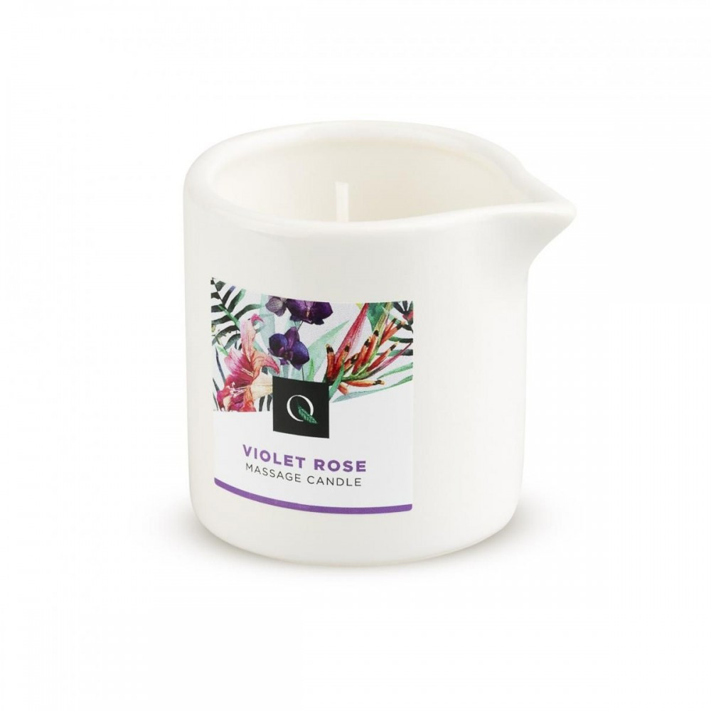 Масажна свічка Exotiq Massage Candle Violet Rose - 60 мл