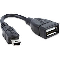 Host OTG mini USB to USB читает флешки Хост кабель mini USB папа USB мамa для автомагнитол