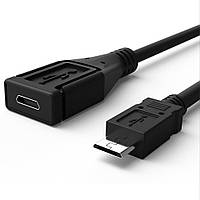 Micro usb кабель шнур юсб 5 контактов удлинитель мама- папа длина 2.0 м