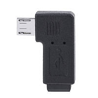 1 шт Кутовий перехідник Mini Usb мама на micro usb папа 5 контактів на ліво і на право