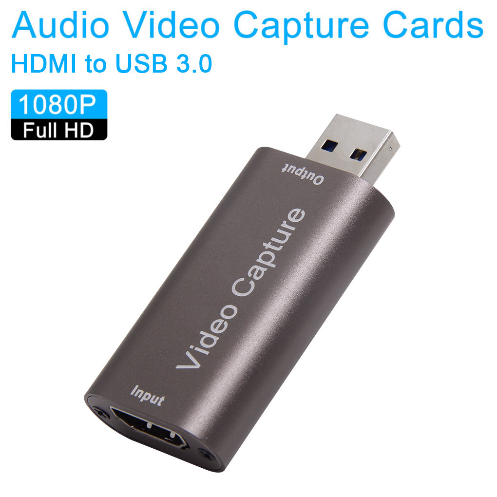 Міні-відеореєстратор USB 3,0 to HDMI Карта захвату відео, 4K, 1080P, USB Карта відеозахоплення