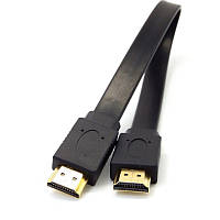 Плоский тонкий высокоскоростной кабель шнур 1,4 в HDMI Папа- папа длина 50 см
