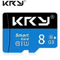 Карта пам'яті, флешка MicroSD 8GB Class 10+ SD Adapter мікро сд 8 гб для телефону, смартфона, планшета F3Y