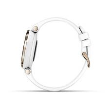 Смарт-годинник Garmin Lily Cream Gold Bezel with White Case and Silicone Band, фото 3