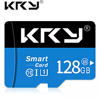 Карта пам'яті, флешка MicroSD 128GB Class 10+ SD Adapter мікро сд 128 гігабайт для телефону, смартфона, планшета F3Y