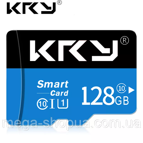 Карта памяти, флешка MicroSD 128GB Class 10 + SD Adapter микро сд 128 ...