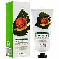 Восстанавливающий крем для рук с муцином улитки JIGOTT Real Moisture Hand Cream Snail 100 мл