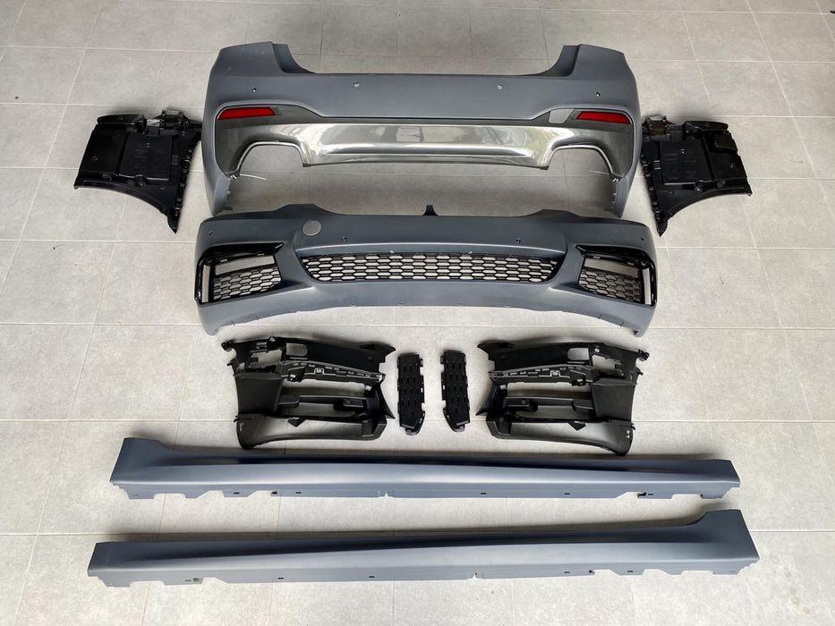 М пакет обвес BMW 5 G30 пороги решетка бампер передний задний БМВ 5, фото 1