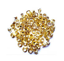 Люверс 5.5 мм, золото (1000 шт.) (шт)