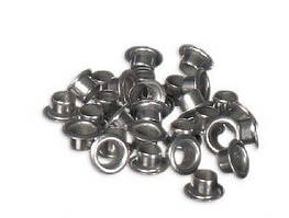 Люверс 4 мм, срібло (1000 шт.) (упаковка)