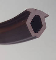 Заглушка паза штапика для окна 4 мм коричневая