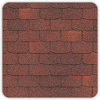 Бітумова черепиця Docke Pie Цюх Серія Premium Чилі