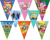 Новинки!!! Свічки для торта, вимпели-прапорці, фольговані кульки та інша продукція для організації дня народження.