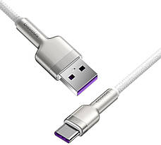 Кабель для зарядки телефона/ смартфона Baseus Cafule USB - Type-C 66 Вт 1 м (CAKF000102), фото 3