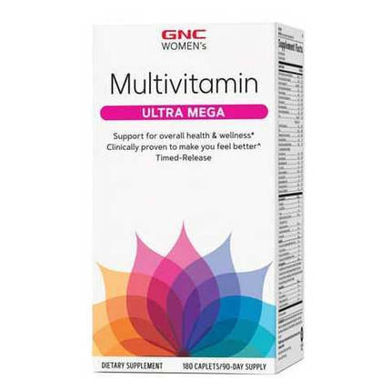 Вітаміни для жінок GNC Womens Ultra Mega 180 капс., фото 1